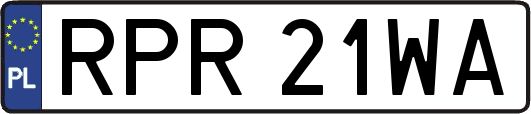 RPR21WA