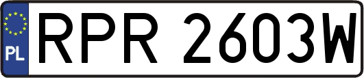 RPR2603W