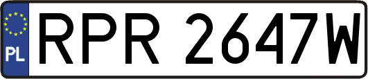 RPR2647W