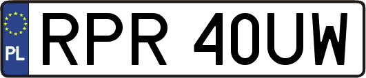 RPR40UW