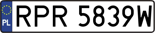 RPR5839W