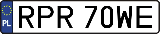 RPR70WE