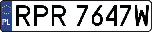 RPR7647W