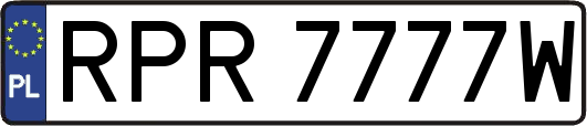 RPR7777W