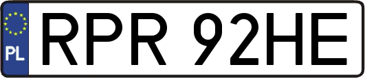 RPR92HE