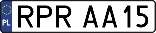 RPRAA15