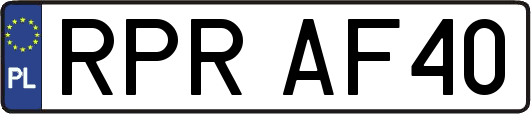 RPRAF40