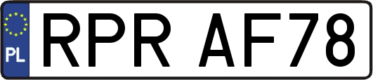 RPRAF78