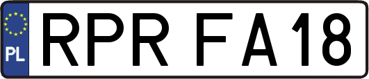 RPRFA18