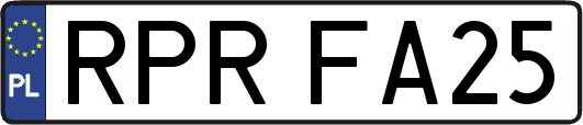 RPRFA25