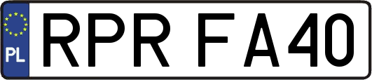 RPRFA40