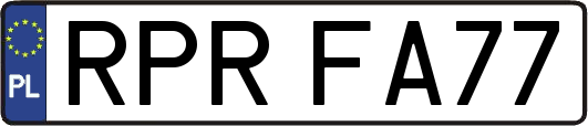 RPRFA77