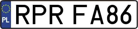 RPRFA86