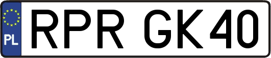 RPRGK40