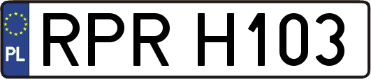 RPRH103