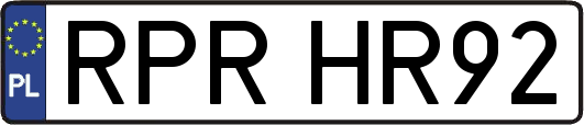 RPRHR92