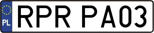 RPRPA03