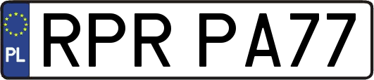 RPRPA77
