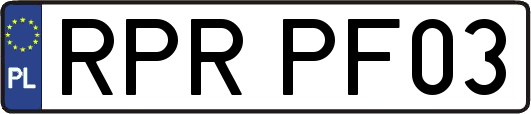 RPRPF03