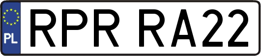 RPRRA22