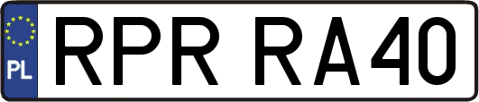 RPRRA40
