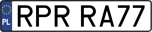 RPRRA77