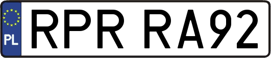 RPRRA92