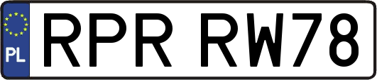RPRRW78