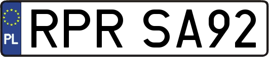 RPRSA92