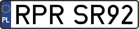 RPRSR92