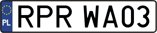 RPRWA03
