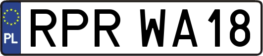 RPRWA18