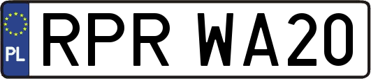 RPRWA20