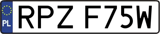 RPZF75W