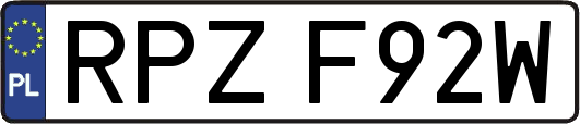 RPZF92W