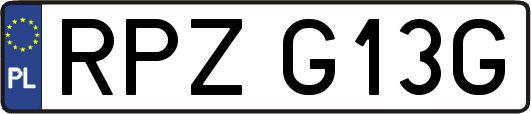 RPZG13G