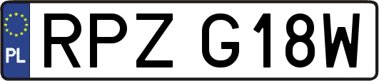 RPZG18W