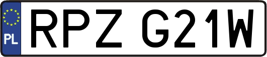 RPZG21W