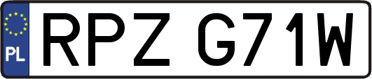 RPZG71W