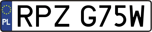 RPZG75W