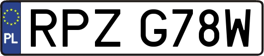 RPZG78W