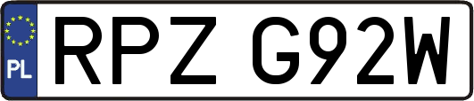 RPZG92W