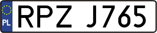 RPZJ765