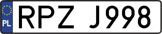 RPZJ998