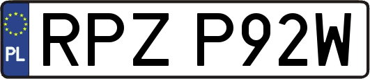 RPZP92W