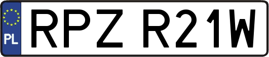 RPZR21W