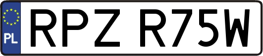 RPZR75W