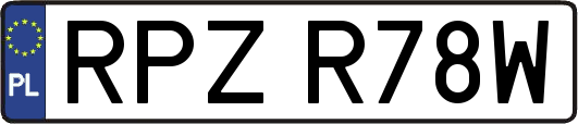 RPZR78W