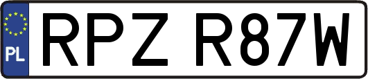 RPZR87W