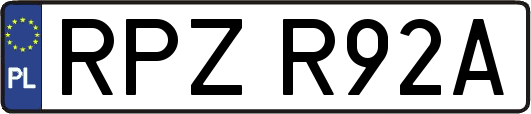RPZR92A